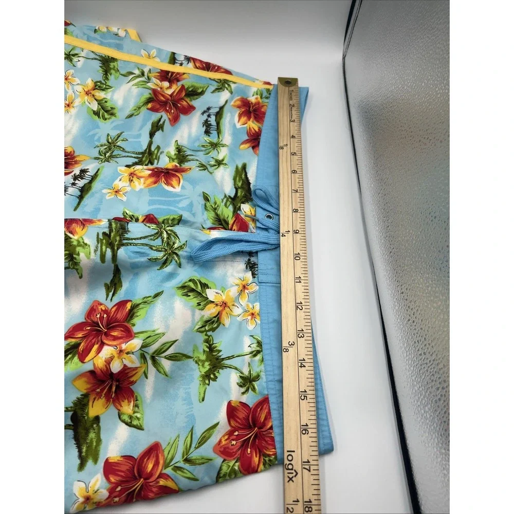 100%‎ Wet Mens Floral Swimming Trunks Size 14 9